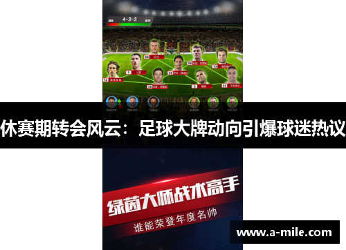 休赛期转会风云：足球大牌动向引爆球迷热议